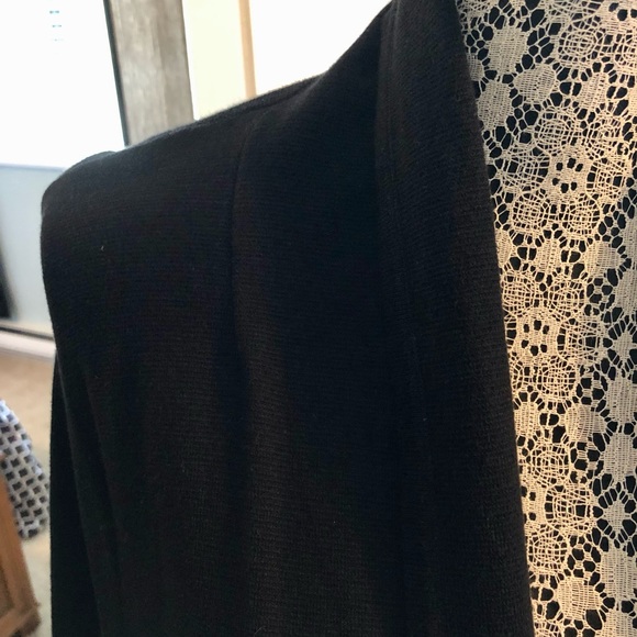 Jacket/Cardigan Karl Largerfeld Faux Leather Cuff Excellent Condition - Picture 10 of 11